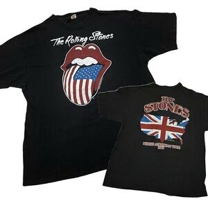 Sold❌Vtg Original 1981 80s Rolling Stones North American Tour Lips T-Shirt Hanes